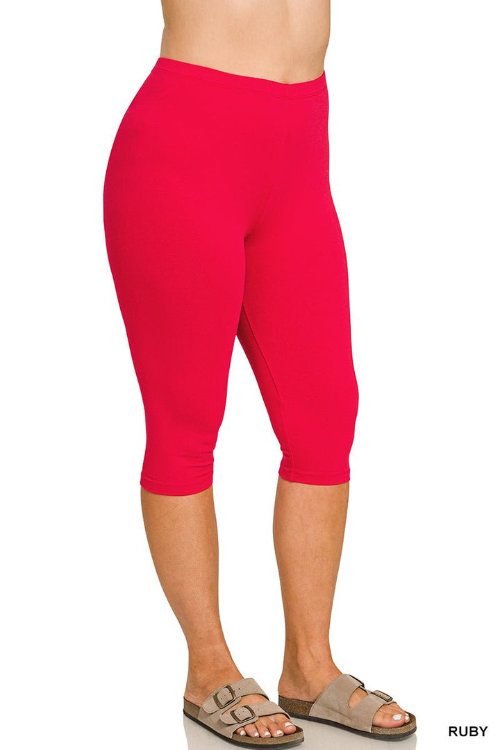 Premium Cotton Capri Leggings (NP) | Nikki &amp; Co. Boutique