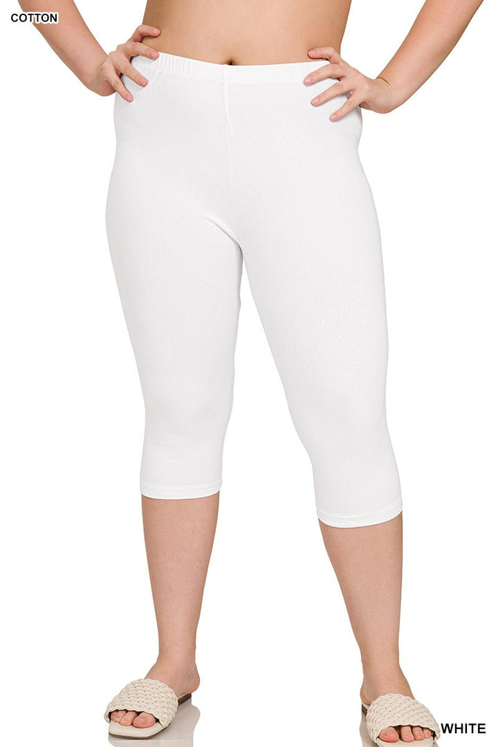 Premium Cotton Capri Leggings (NP) | Nikki &amp; Co. Boutique