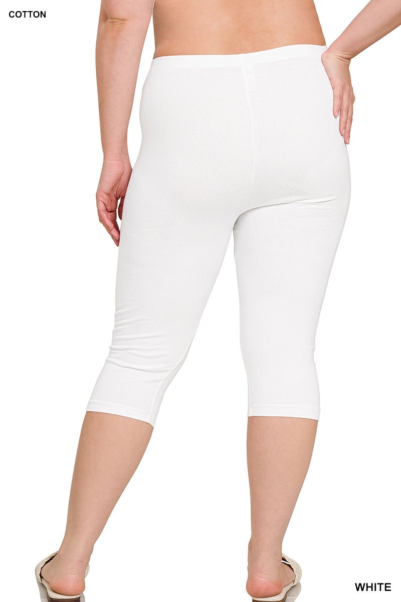 Premium Cotton Capri Leggings (NP) | Nikki &amp; Co. Boutique