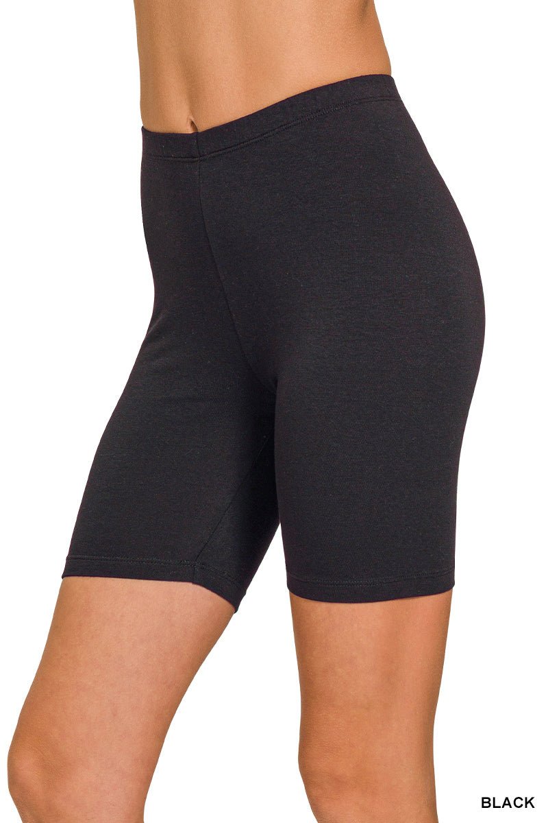 Premium Cotton Biker Shorts (NP) | Nikki &amp; Co. Boutique