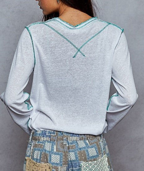 POL (NP) - Long Sleeve Cotton Jersey, 4 colors - Nikki and Co Boutique