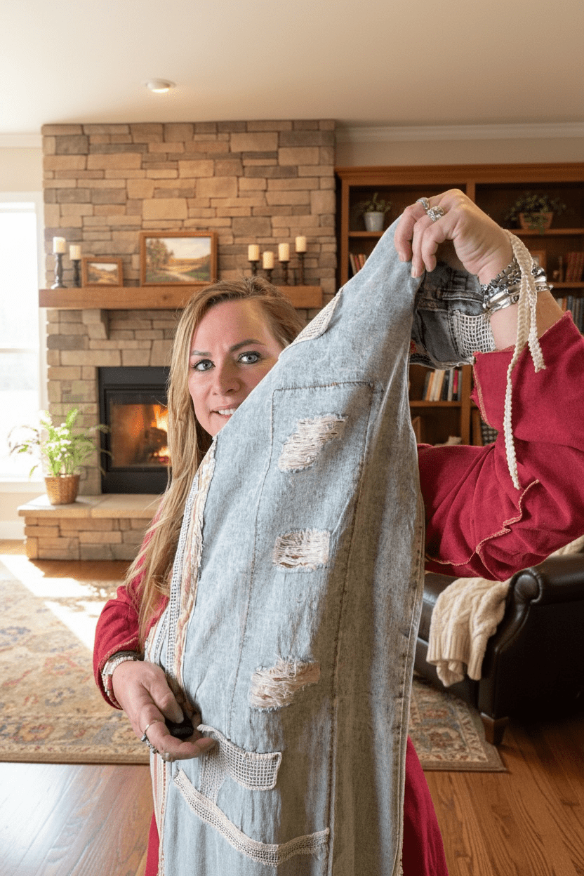 POL (NP) - Boho Pants with Patches, 2 Colors - Nikki and Co Boutique