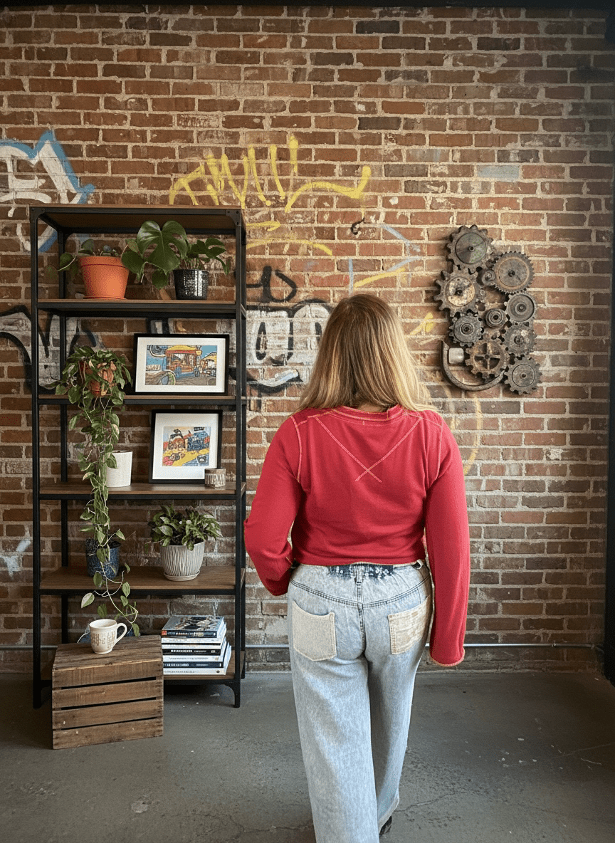 POL (NP) - Boho Pants with Patches, 2 Colors - Nikki and Co Boutique