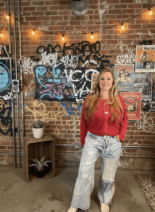 POL (NP) - Long Sleeve Cotton Jersey, 4 colors - Nikki and Co Boutique