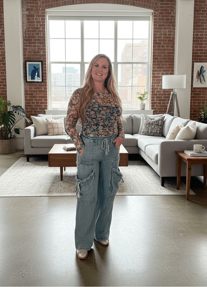 Oli &amp; Hali String Point Big Pocket Pants (NP) | Nikki &amp; Co. Boutique