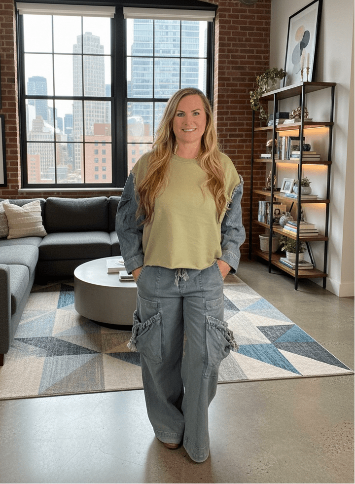Oli &amp; Hali String Point Big Pocket Pants (NP) | Nikki &amp; Co. Boutique
