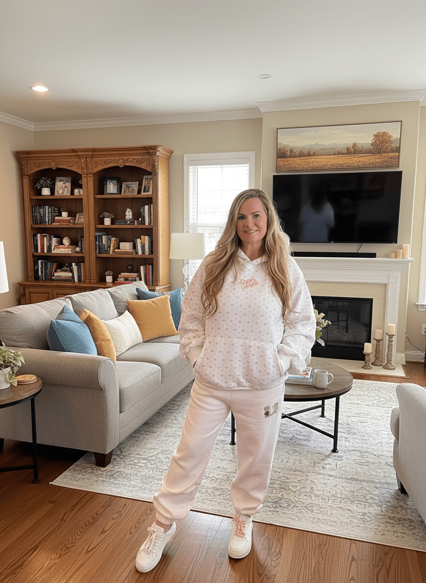 Happy Camp3r (NP) - Chocolate Core Joggers & Me and My Girls Joggers - Nikki and Co Boutique