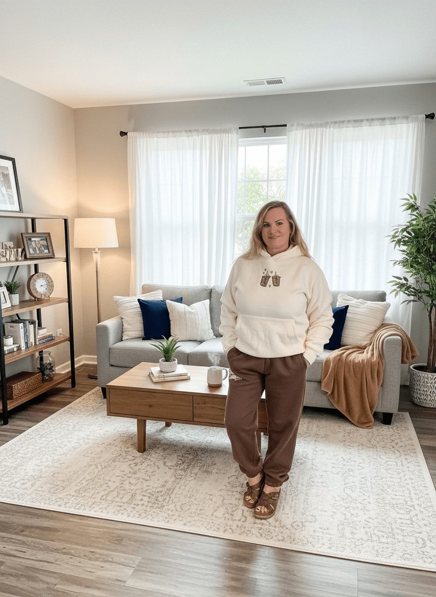 Happy Camp3r (NP) - Chocolate Core Joggers & Me and My Girls Joggers - Nikki and Co Boutique