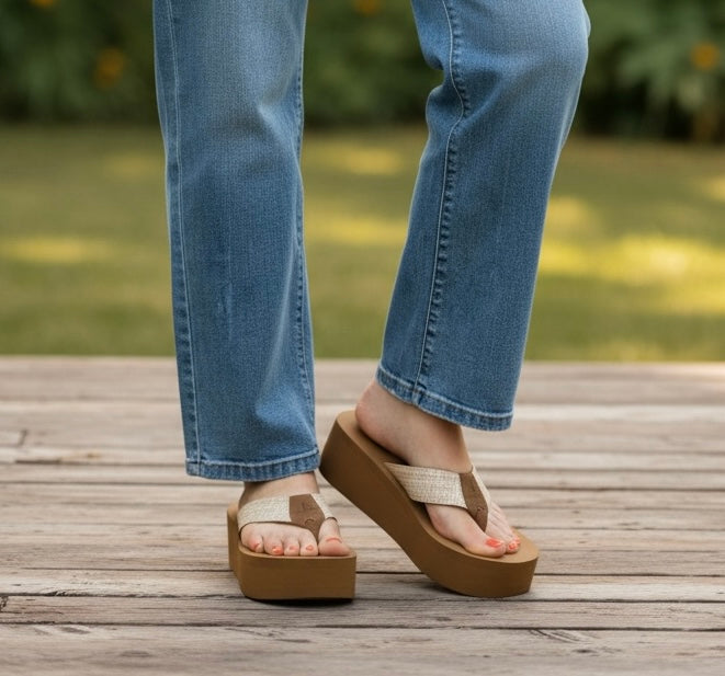 Corky's Summer Slip-ons (NP) - Wedges and Thongs
