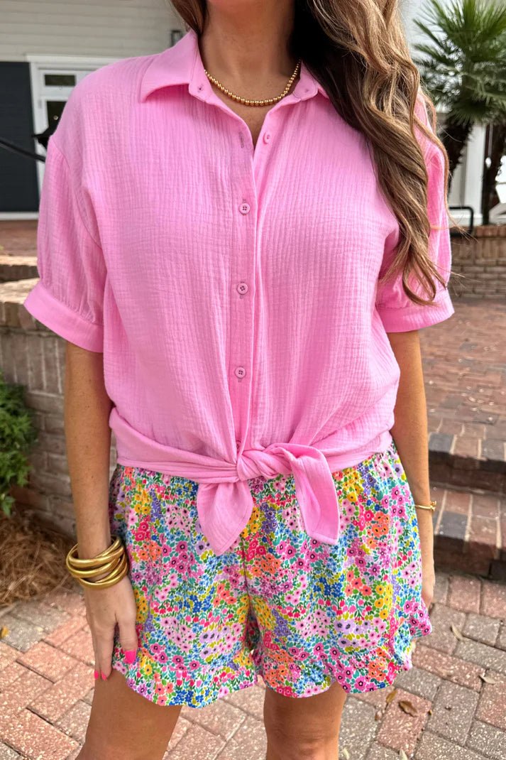 Sawyer Gauze Top (NP) - 3 Colors | Nikki &amp; Co. Boutique