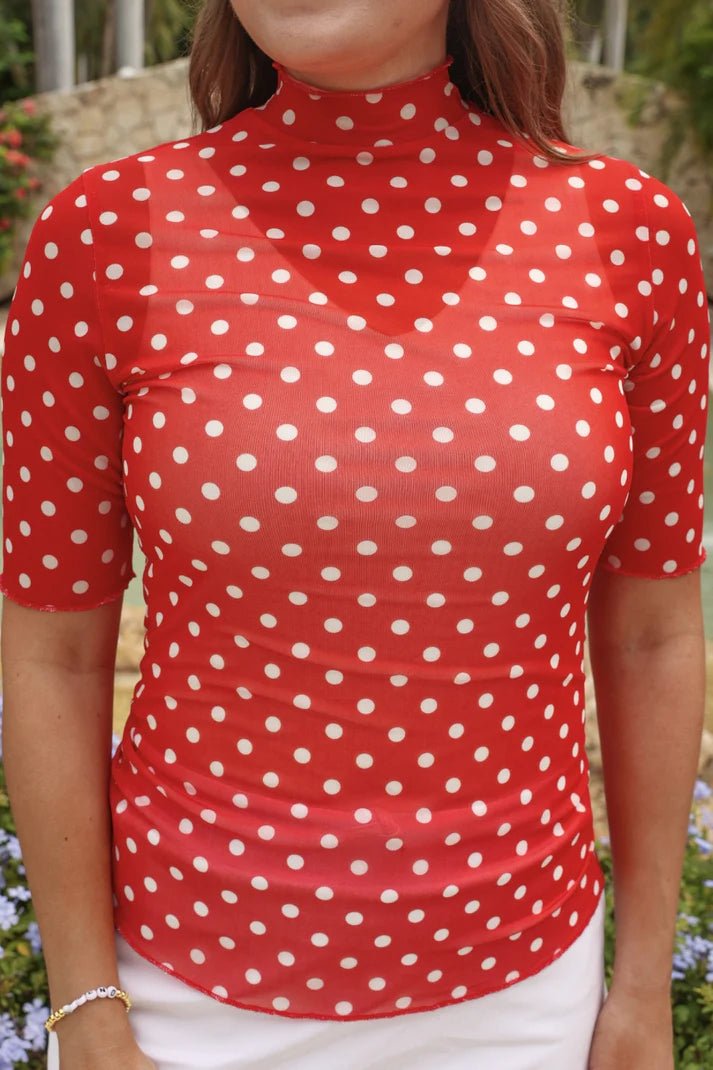 Kora Short Sleeve Mesh Top - 2 options (NP) - Nikki &amp; Co. Boutique