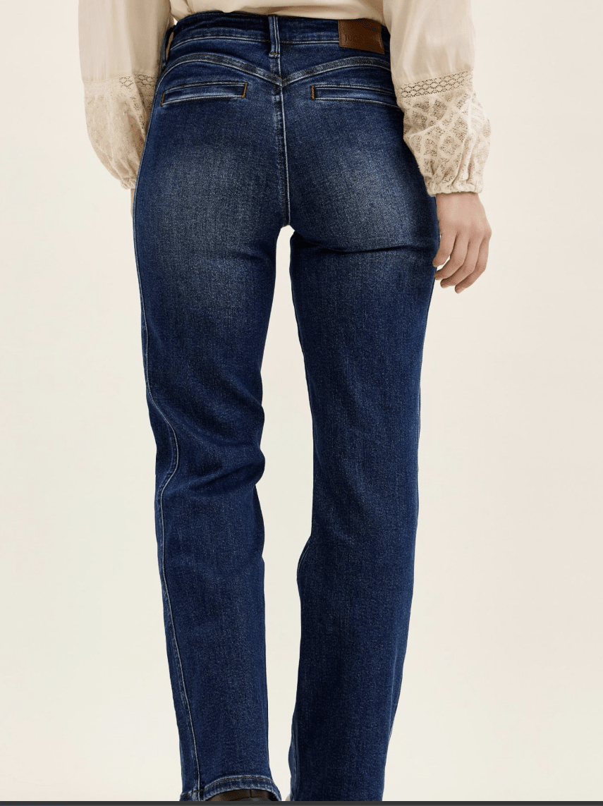 Judy Blue Mid-Rise Bootcut Jeans with Cowgirl Seaming (NP) - Nikki &amp; Co. Boutique