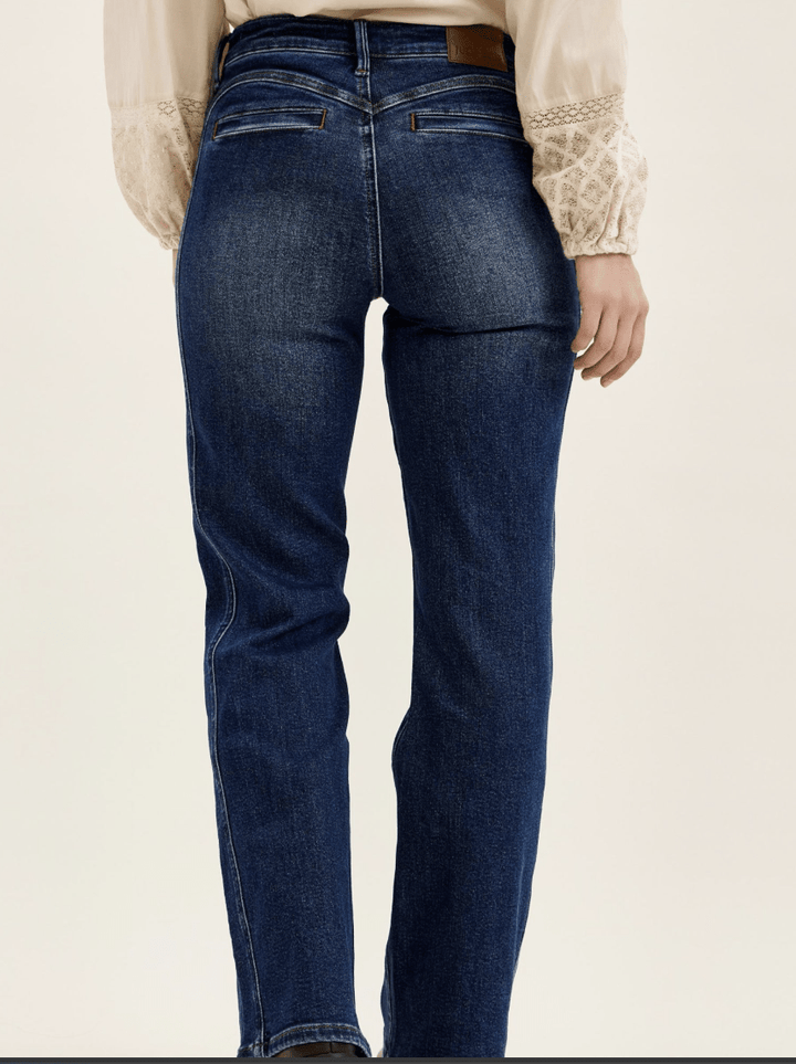Judy Blue Mid-Rise Bootcut Jeans with Cowgirl Seaming (NP) - Nikki &amp; Co. Boutique