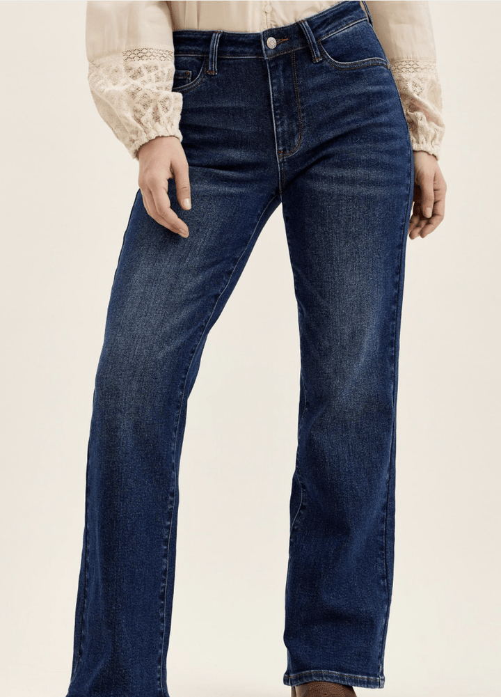 Judy Blue Mid-Rise Bootcut Jeans with Cowgirl Seaming (NP) - Nikki &amp; Co. Boutique
