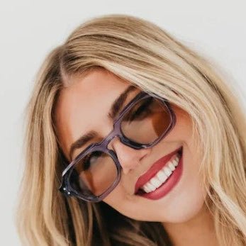 Blocky Square Retro Sunglasses (NP) - 2 colors! | Nikki &amp; Co. Boutique