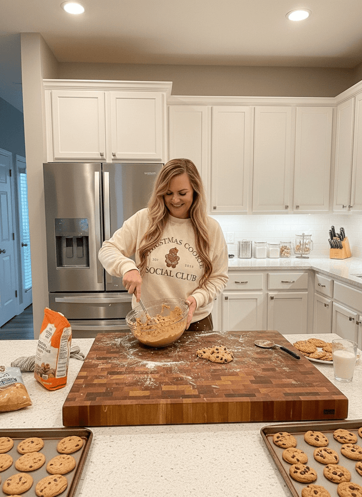 Christmas Cookie Social Club Luxe Pullover (NP) - Nikki &amp; Co. Boutique
