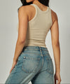 Fine Ribbed Seamless High Neck Tank Top (NP) - 9 colors - Nikki and Co Boutique