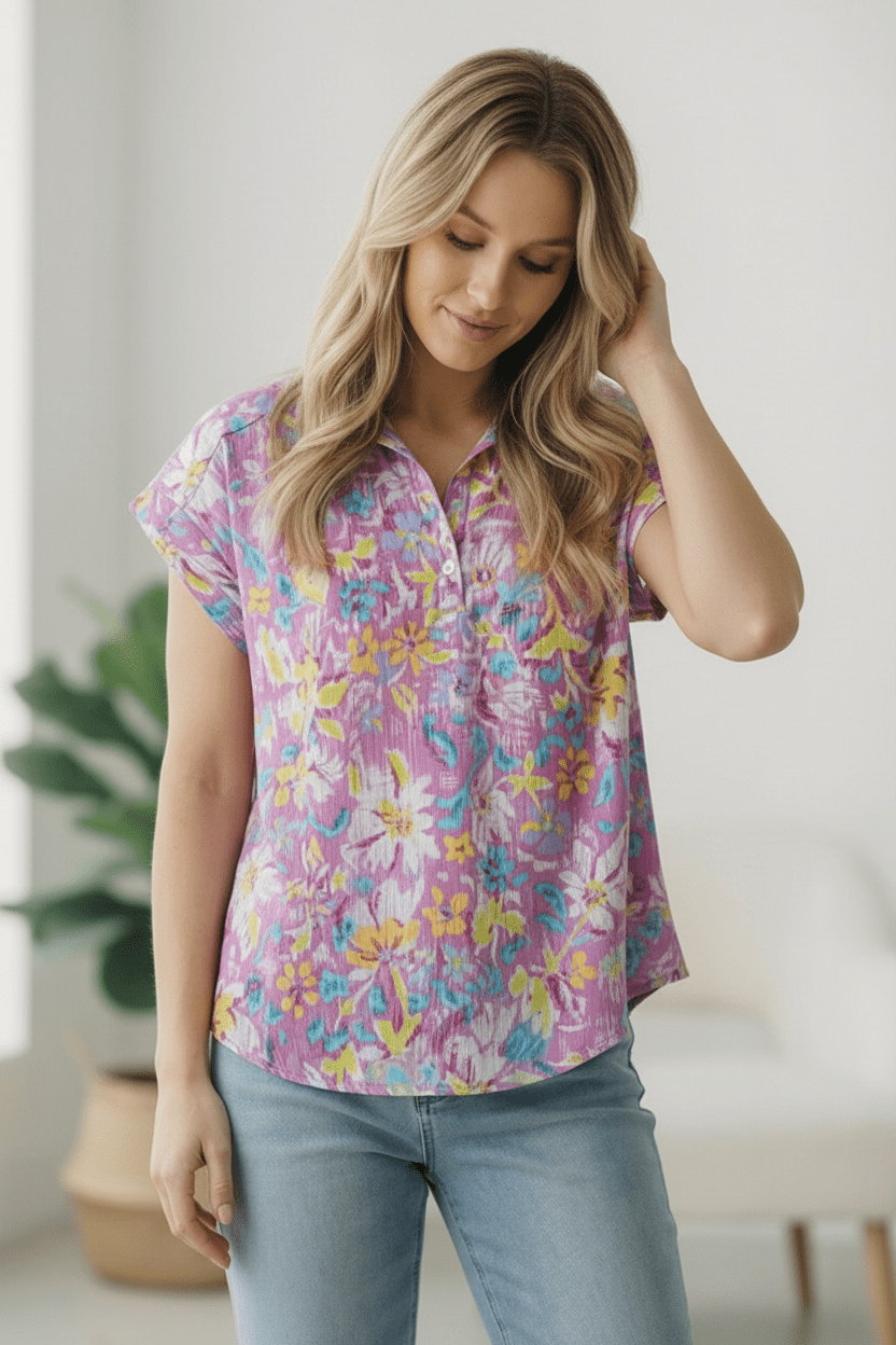 A Sweet Escape Floral Blouse | Nikki &amp; Co. Boutique