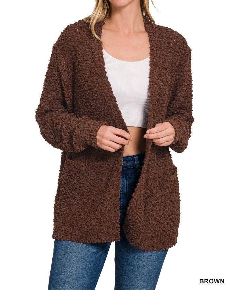 Zenana - (NP) - Cardigan with Pockets, 11 colors! | Nikki &amp; Co. Boutique