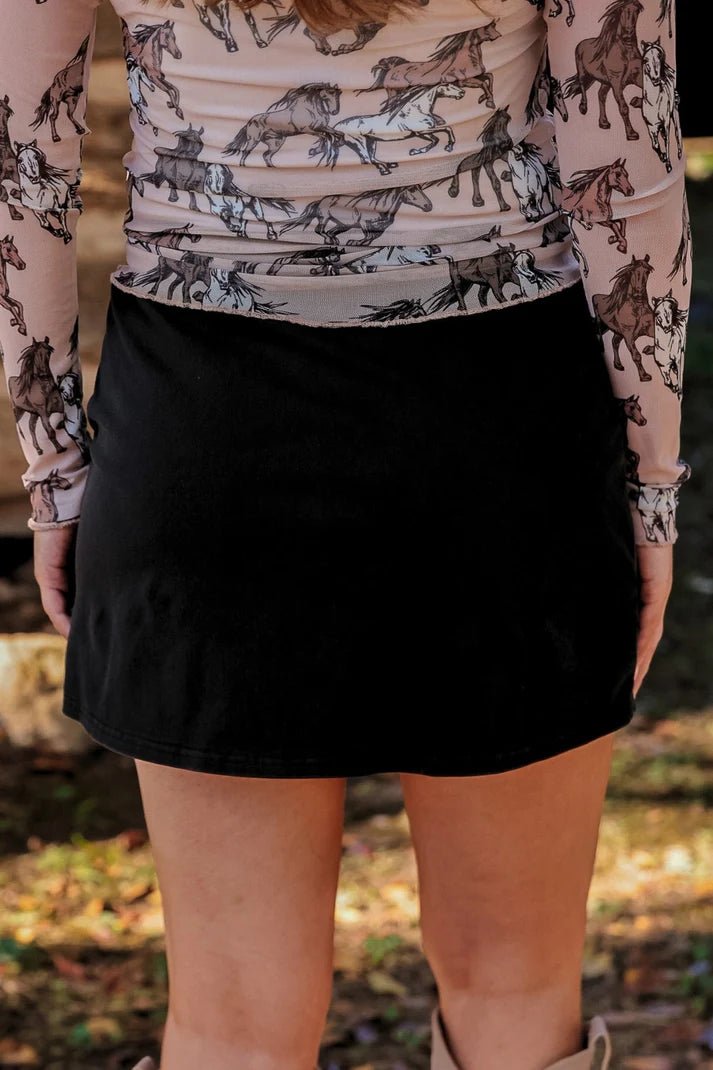 2 Denim Skorts (NP) - Nikki &amp; Co. Boutique