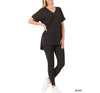 Zenana - (NP) - Short Sleeve Microfiber Set, 17 colors! - Nikki and Co Boutique