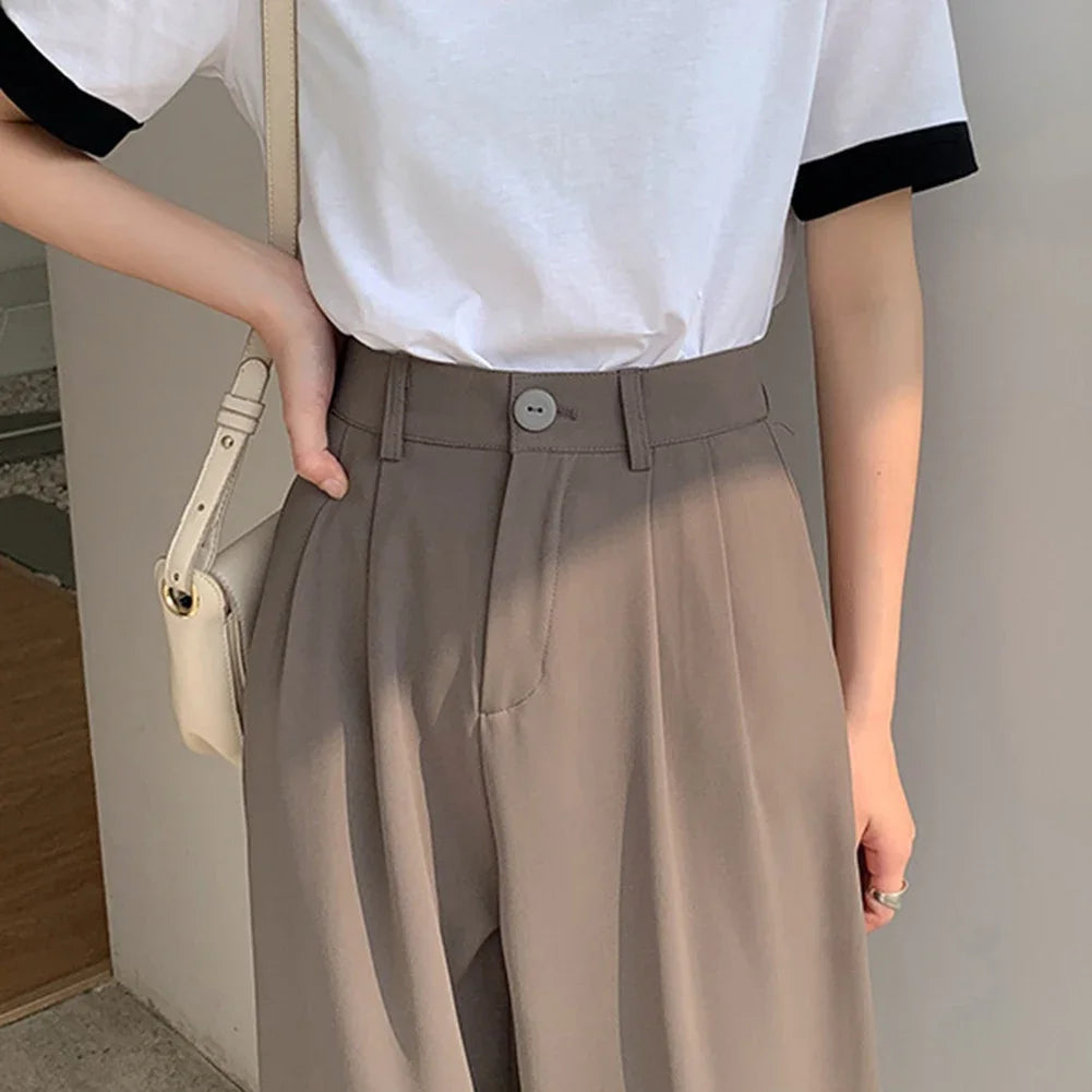 Casual Outfit Petite Womens Pants Comfortable Straight Leg Pants Comfortable Vacation Wear Home Daily Club Pants