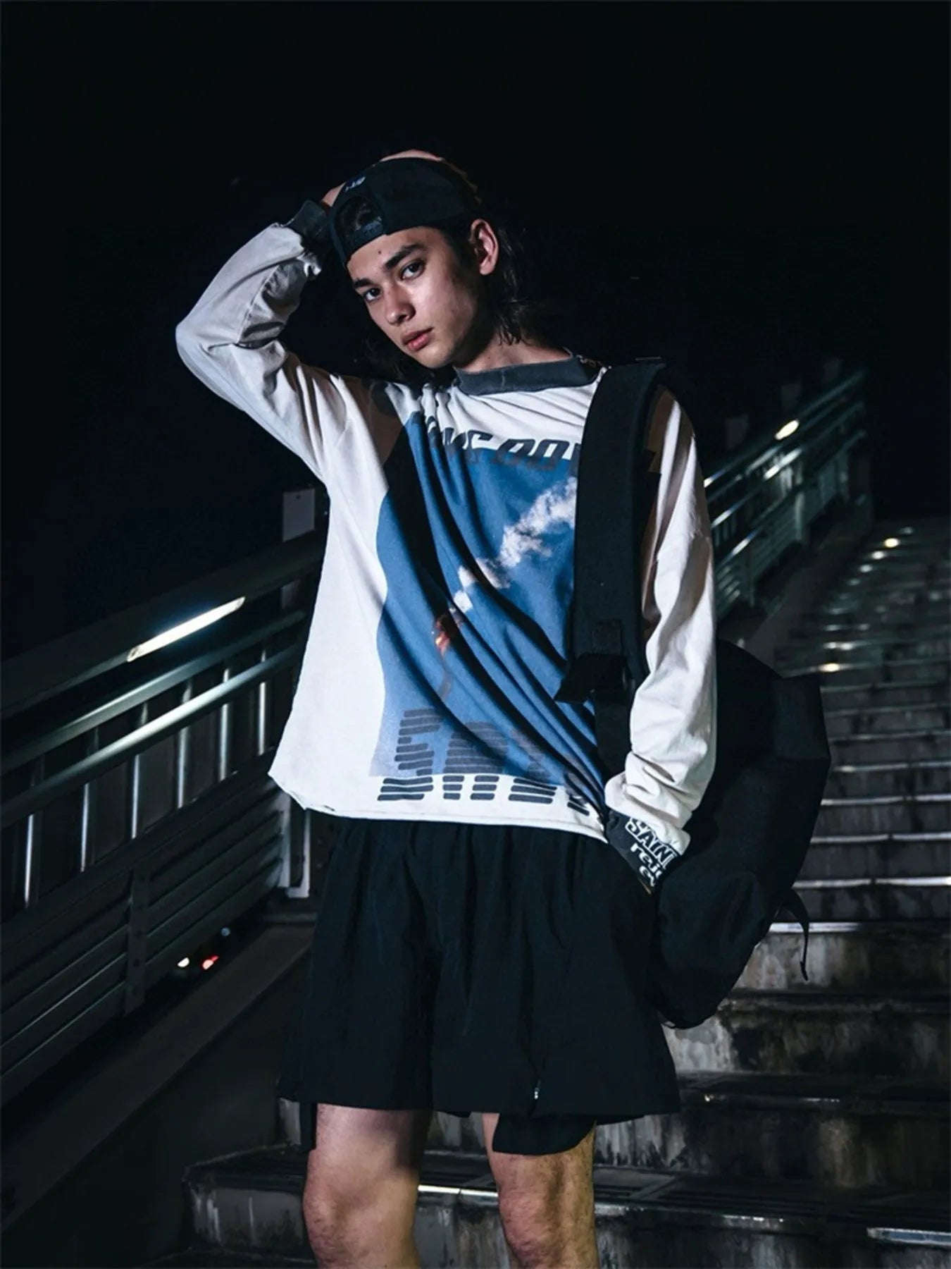 Men's Modern Graphic Long Sleeve T-Shirt - Nikki and Co Boutique