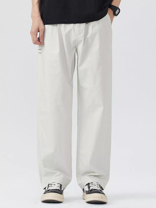 Men's Full Size Relaxed Fit Wide Leg Casual Pants Plus Size - Nikki and Co Boutique