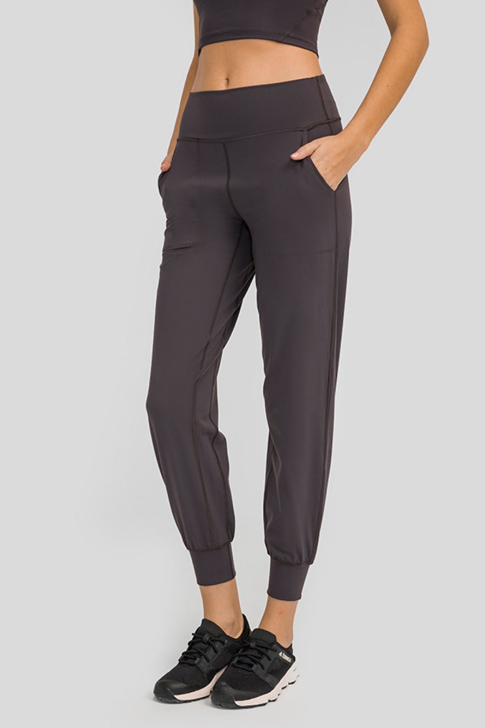 Millennia Wide Waistband Slant Pocket Pants - Nikki and Co Boutique