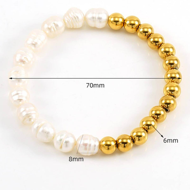 18K Baroque Pearl Bracelet | Gold - Nikki &amp; Co. Boutique