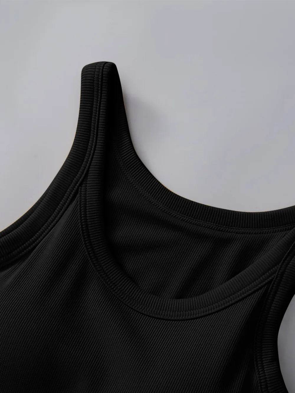 Round Neck Tank with Built - In Bra - Nikki &amp; Co. Boutique
