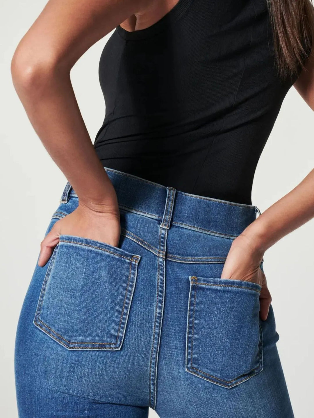 Full Size High - Waisted Flare Jeans Plus Size - Nikki &amp; Co. Boutique