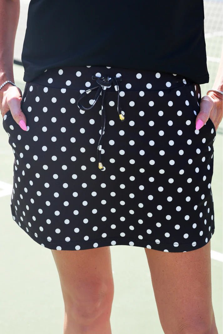 After Dark Polka Dot Skort (NP) - Nikki &amp; Co. Boutique