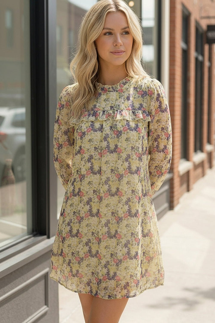 Honey Blossom Woven Lined Dress | Nikki &amp; Co. Boutique