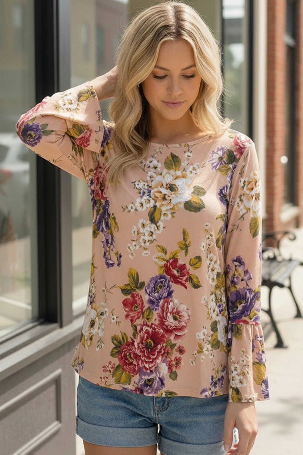 Love Grows Here Bell Sleeve Tops | Nikki &amp; Co. Boutique