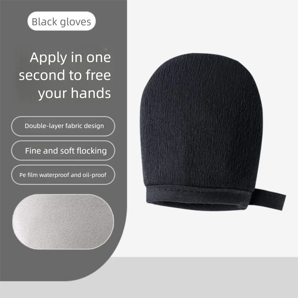 3-In-1 Body Lotion Glove Makeup Applicator, Reusable Hands Applicator, Bath Cleaning Tools Double-Sided