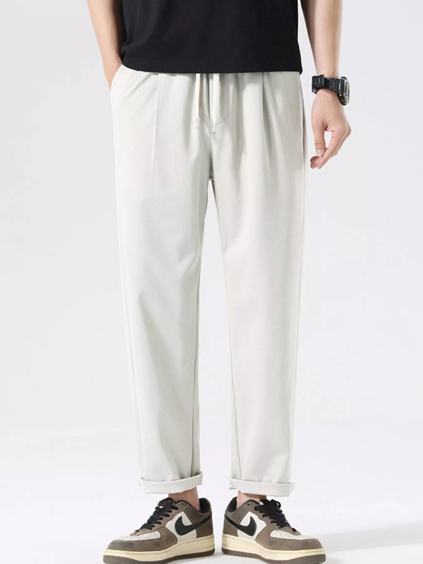 Men's Plus Size Casual Drawstring Pants - Nikki and Co Boutique