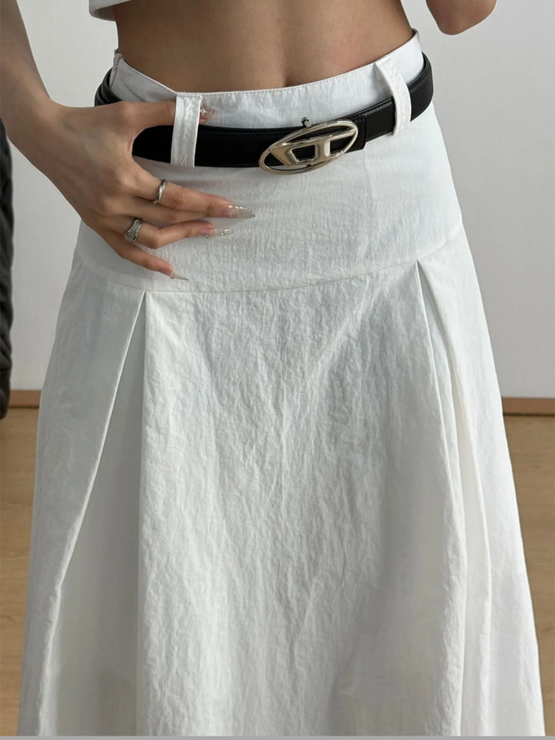 High Waist A - Line Maxi Skirt - Nikki &amp; Co. Boutique