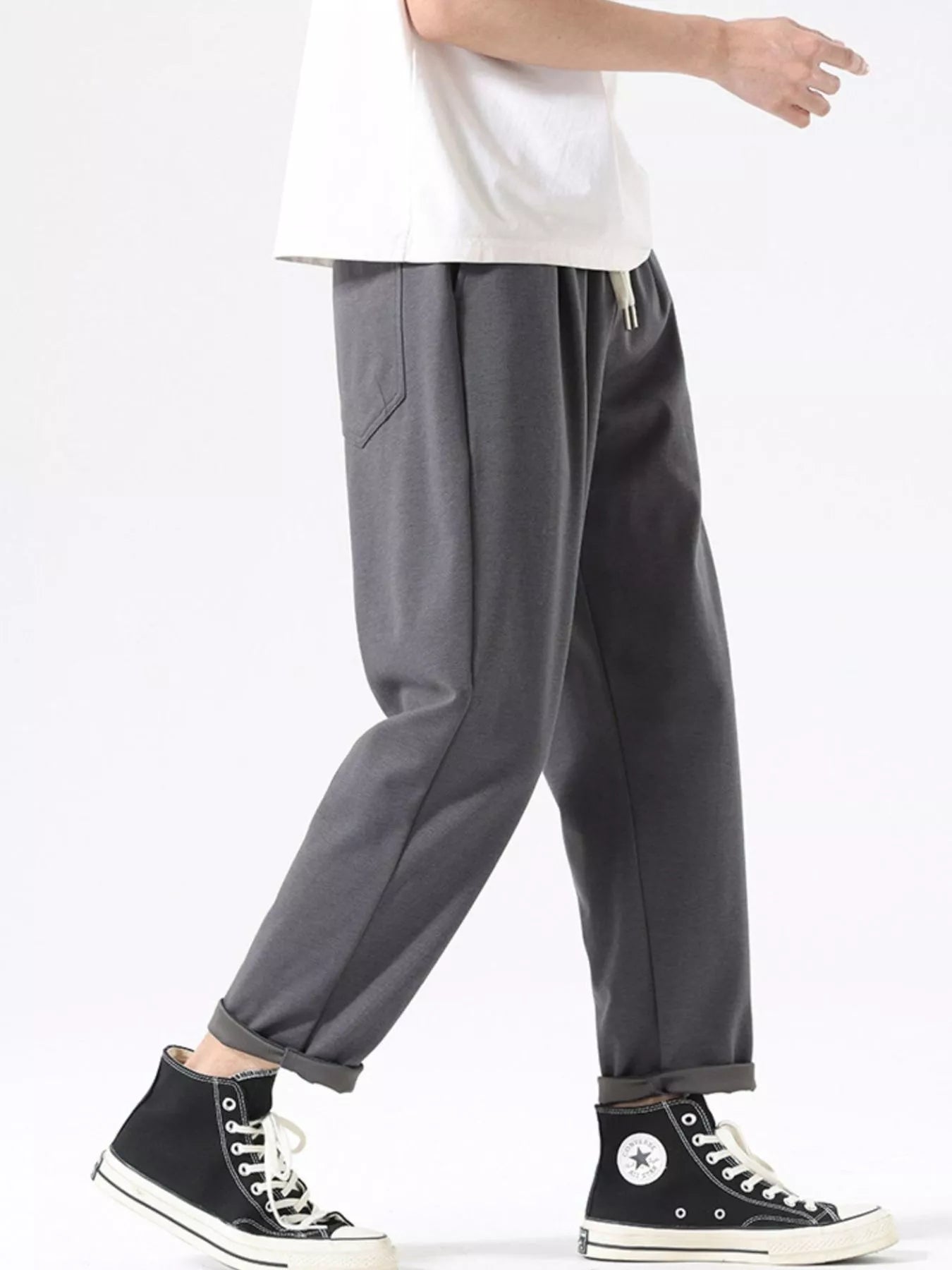 Men's Plus Size Casual Drawstring Pants - Nikki and Co Boutique
