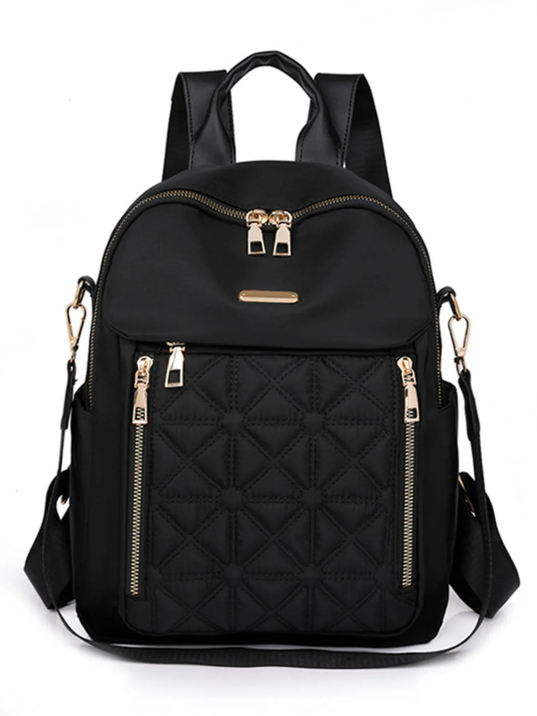 Quilted Oxford Cloth Backpack Bag - Nikki &amp; Co. Boutique