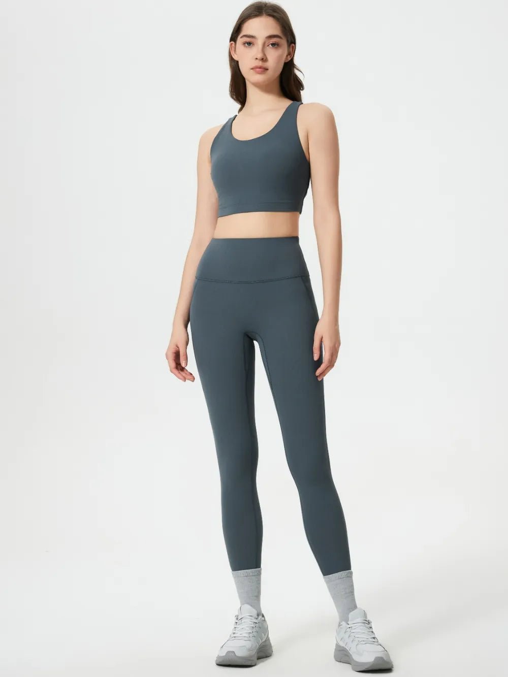 Millennia Wide Waistband Active Leggings | Nikki &amp; Co. Boutique