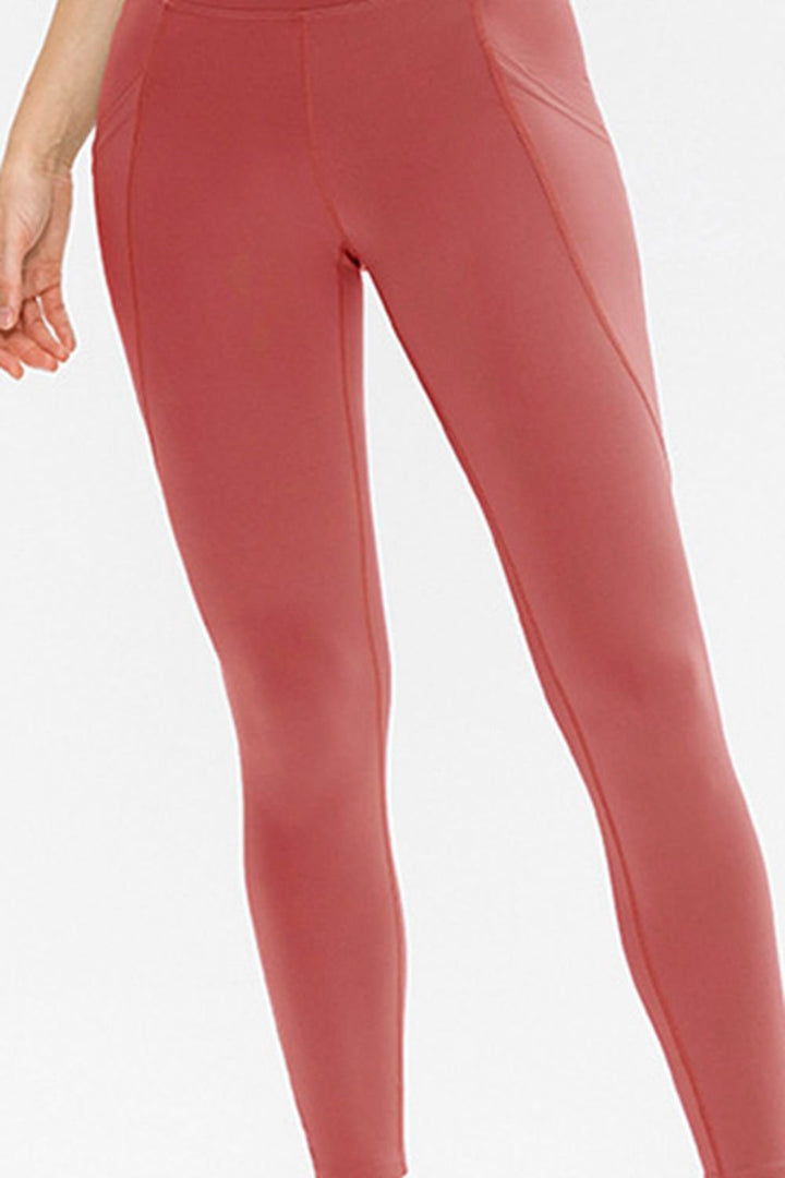 Slim Fit Long Active Leggings with Pockets | Nikki &amp; Co. Boutique