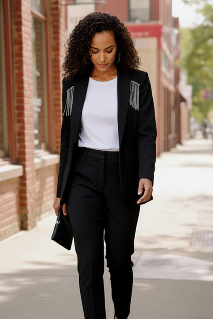 Glam Tassel Blazer | Nikki &amp; Co. Boutique