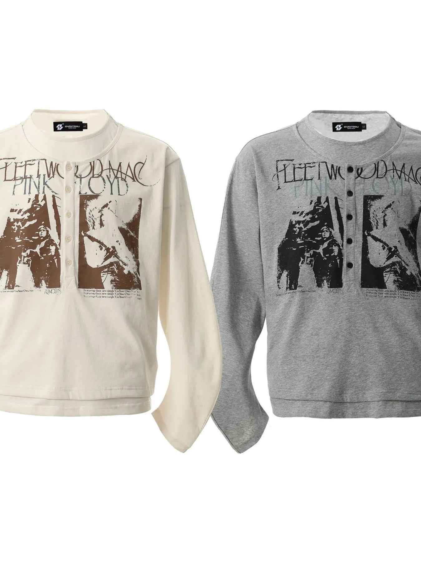 Men's Graphic Long Sleeve T-Shirt - Nikki and Co Boutique