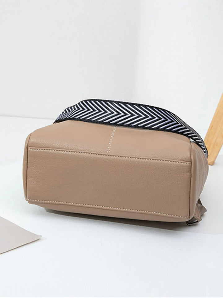Leather Multi - Compartment Backpack Bag - Nikki &amp; Co. Boutique