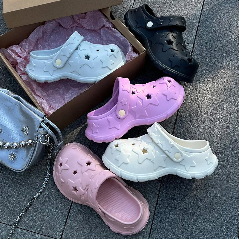 Women’s New Summer Sandals Thick Sole Non Slip Design Footwear Comfortable Walking Shoes Fashion Casual Slip on Slides