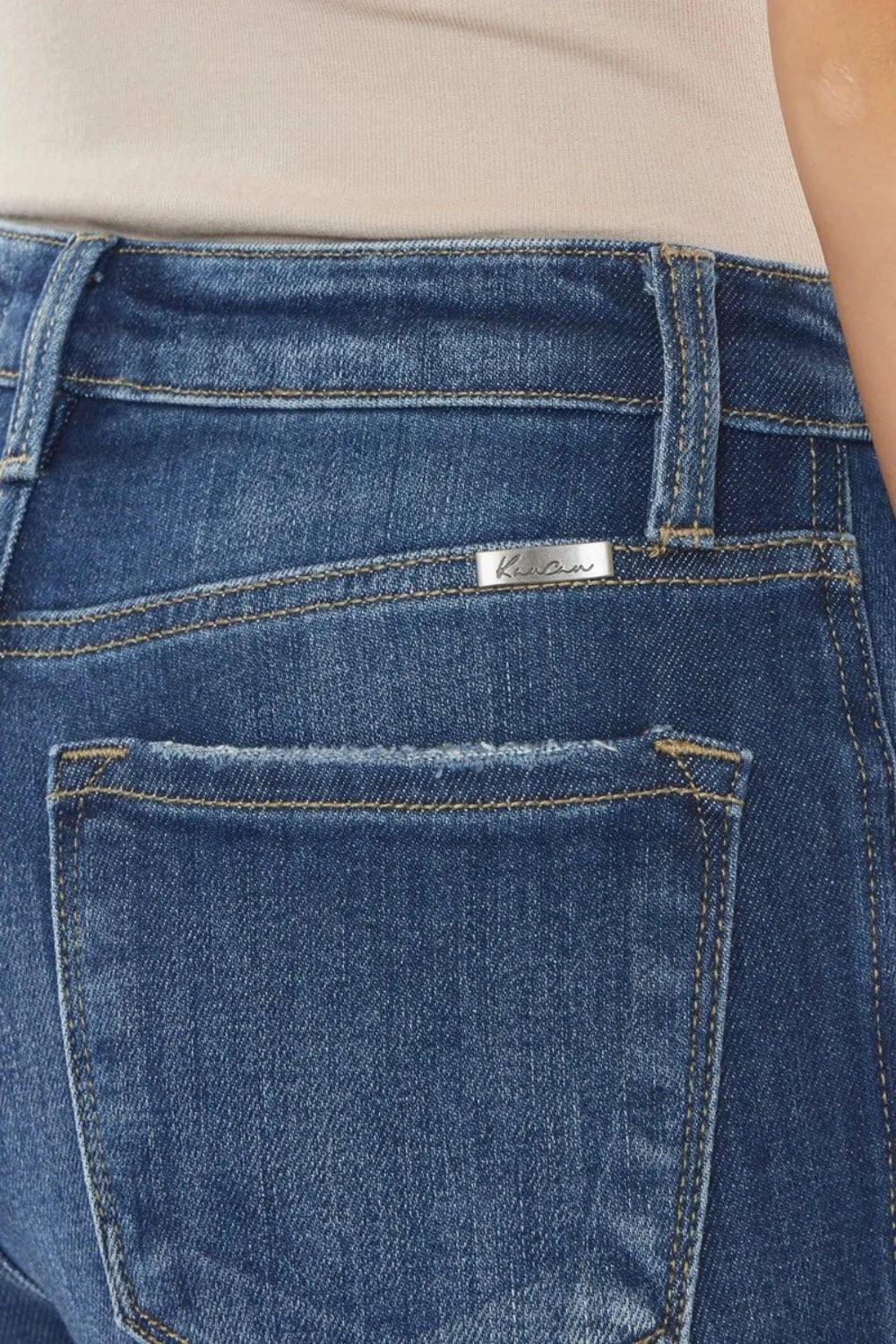 Kancan Raw Hem High Waist Cropped Jeans - Nikki &amp; Co. Boutique
