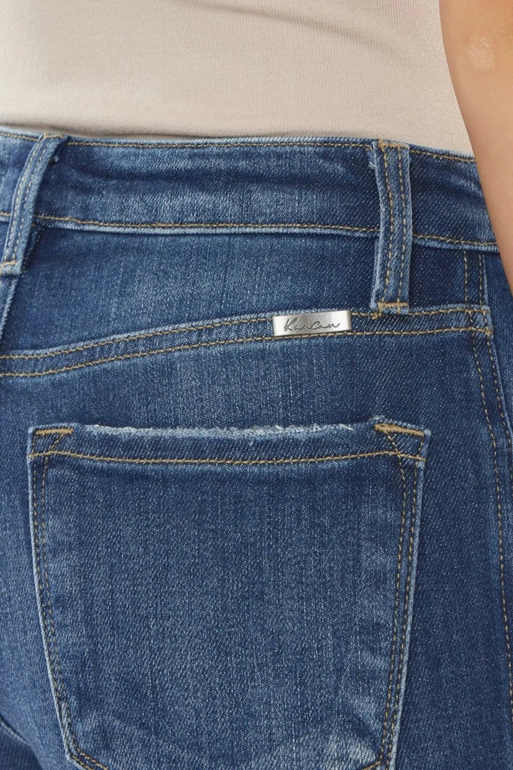 Kancan Raw Hem High Waist Cropped Jeans - Nikki &amp; Co. Boutique