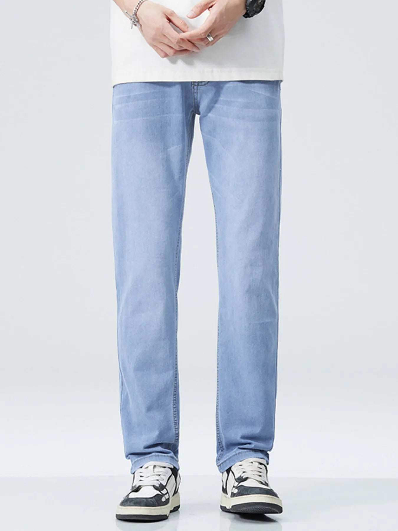 Men's Classic Straight Fit Jeans - Nikki and Co Boutique