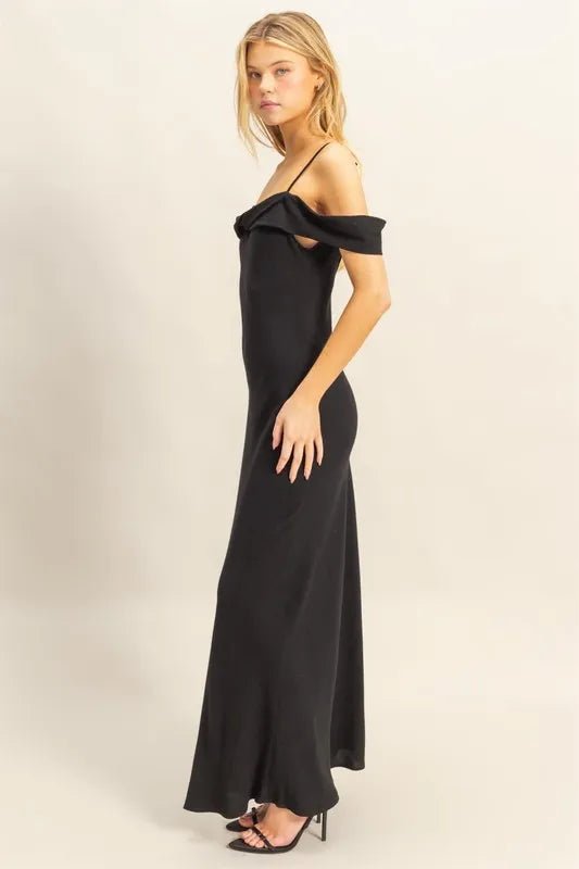 HYFVE Flattering Fit Cami Maxi Dress in Black - Nikki &amp; Co. Boutique